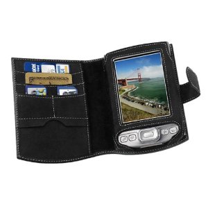 Palm 3176WW Slim Leather Case for Tungsten TX/T5 - Click Image to Close