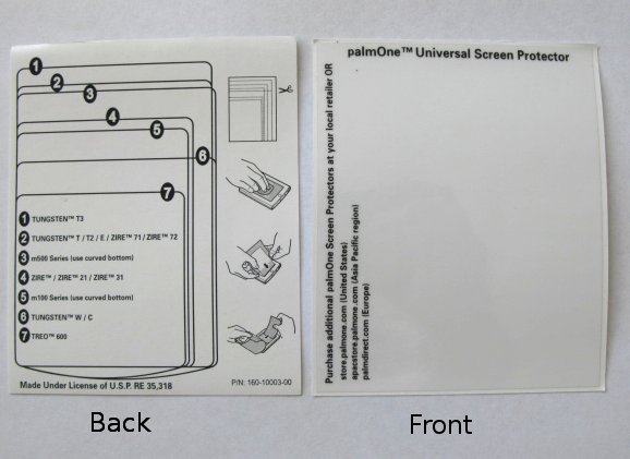 Universal Screen Protector - Click Image to Close